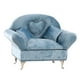 thumbnail image 2 of Joyero para sofá cama a escala 1/6, accesorios para muñecas, muebles para casa de muñecas, mesita de noche Azul, 2 of 9