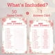 thumbnail image 2 of Juego de baby shower OLOUTAB 50 juegos de baby shower para chica, 2 of 7