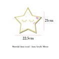 thumbnail image 1 of Nordic Wood Acrylic Mirror Wall Camera Props Wall Decoration G, 1 of 4