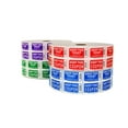 thumbnail image 2 of Double Row 2,000 Tickets/roll White Bristol Paper w/Color Ink 4 pk, 2 of 5