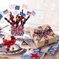 thumbnail image 4 of CHENjy Patriotic Linen Ribbon, Red White Blue American Flag Ribbon For Wreath Bows, 4th Of July Memorial Day DIY Crafts Decor，1PC, 4 of 7
