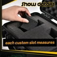 thumbnail image 6 of Graded Card Storage Box Fit for BGS PSA SGC FGS Graded Sports Trading Cards Weatherproof Case Impact Absorbing Foam Slots (Large), 6 of 9