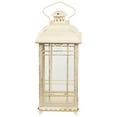 thumbnail image 6 of Northlight Weathered Mission Style Metal Candle Lanterns - 19.5" - Cream and Gold - Set of 3, 6 of 9