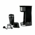 Frigidaire Stainless Steel Single Cup Coffee Maker, New Black