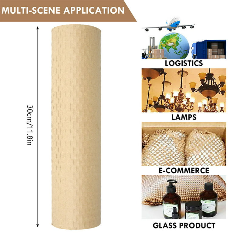 12”x200'Honeycomb Packing Paper,100% Recyclable Honeycomb