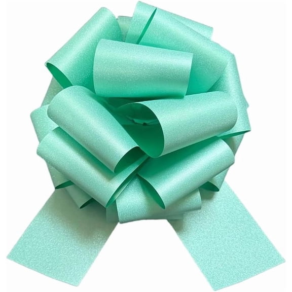 12inch Green Gift Bow, 1pcs Glitter Big Gift Bow Big Bow for Bike, Bow for Present, Bow for Large appliances, Bikes, Table Decorations and Party Events Decoration