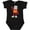 AB-Black, variant on Cute Robot, Smiling Robot, Colorful Robot Boys or Girls Baby Bodysuit