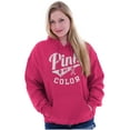 thumbnail image 3 of My Color Pink Breast Cancer Awareness Women Plus Size Graphic Pullover Hoodie Brisco Brands 5X, 3 of 3
