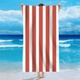 thumbnail image 5 of COM1950s 2-Pack Microfiber Beach Towels - 59"x29.5" Quick-Dry Sandproof, Lightweight Oversized Towel Set for Pool/Yoga/Beach (Red/Green/Orange/Yellow/Black/Blue), 5 of 7