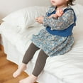 thumbnail image 6 of URMAGIC Toddler Unisex Footless Pant Litter Kid Cable Knit Leggings Infant Skinny Pants, 6 of 8
