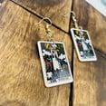 thumbnail image 5 of Tower Earrings for Women - The Tower Tarot Jewelry - Tarot Danglers - Tarot Earrings (The Tower), 5 of 7