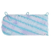 ZIPIT Furry Pencil Pouch for Kids, Made of One Long Zipper! (Pink & Blue)