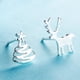 thumbnail image 1 of Pendientes de botón para mujer, pendientes de botón, pendientes de botón para mujer, pendientes de mujer, pendientes de Navidad, pendientes de tendencias de moda, pendientes de mujer, 1 of 5