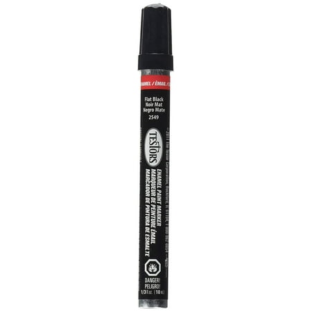EPM25-2549 Enamel Paint Marker-Flat Black, Can be used for: Models: Ceramic, Plastic, Leather Household: Stone, Metal, Styrofoam Crafts: Wax, Glass.., By