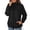 A Black, variant on HAPIMO Women's Waterproof Jacket Long Sleeve Zip Up Jacket Coat Outdoor Casual Hiking Coat Solid Zip Pocket Hoodies Fall Winter Fashion Outerwear Jacket Army Green L