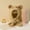 Brown, variant on BXJX Girls Plush Hats, Windproof Warm Skiing Hood Scarf Winter Hat for Kids Beige Size Free Size
