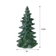 thumbnail image 4 of Décoration d'arbre en céramique verte Holiday Time de 9 pouces, 4 of 4