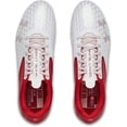 thumbnail image 5 of Under Armour Blur Lux Molded Cleat Red Size 13, 5 of 7
