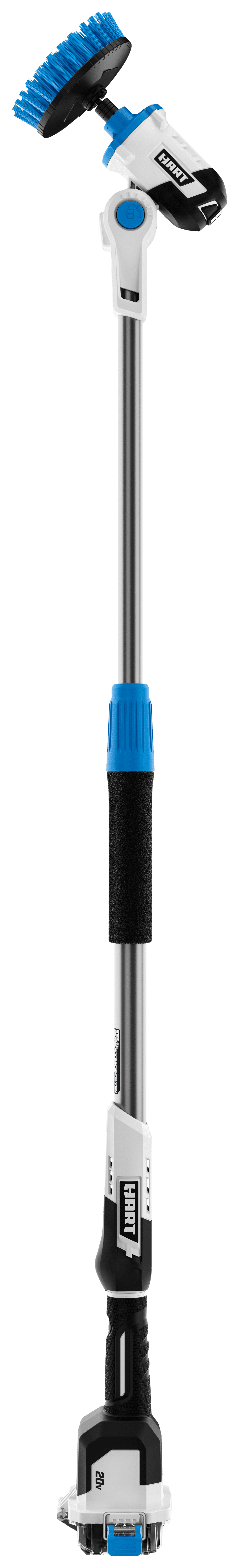 HART 20Volt Telescoping Scrubber (Battery Not Included), Plastic and