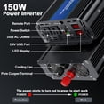 thumbnail image 2 of Inversor de corriente HONOURLIGHT 3000 W 6000 W Pico 12 V DC a AC 110 V, 2 of 7