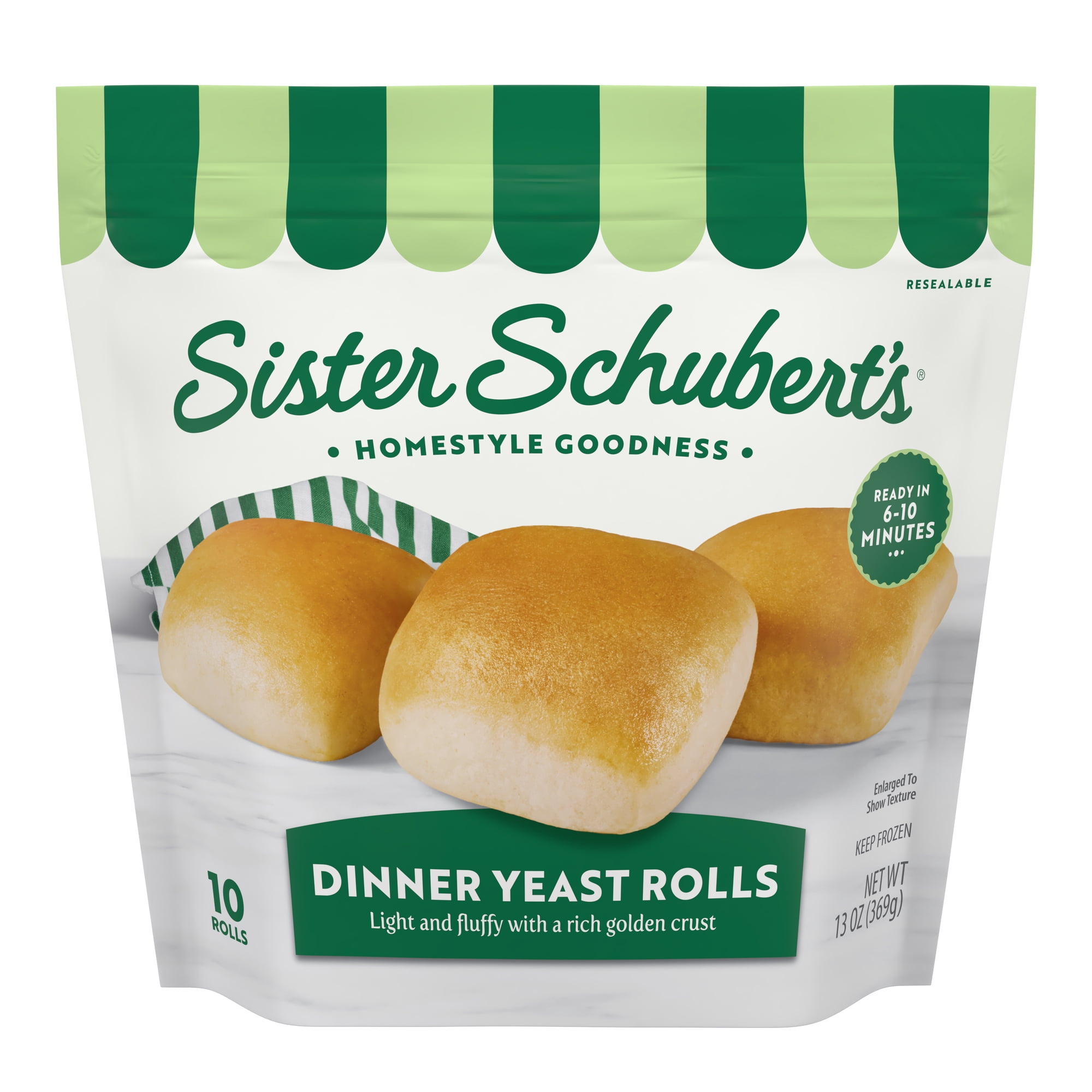 Sister Schubert's Dinner Yeast Rolls 13 Oz, 10 Count