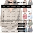 thumbnail image 3 of Women's Half Zip Oversized Drawstring Hoodie Casual Sweatshirt with Kangaroo Pocket 2XL, 3 of 5