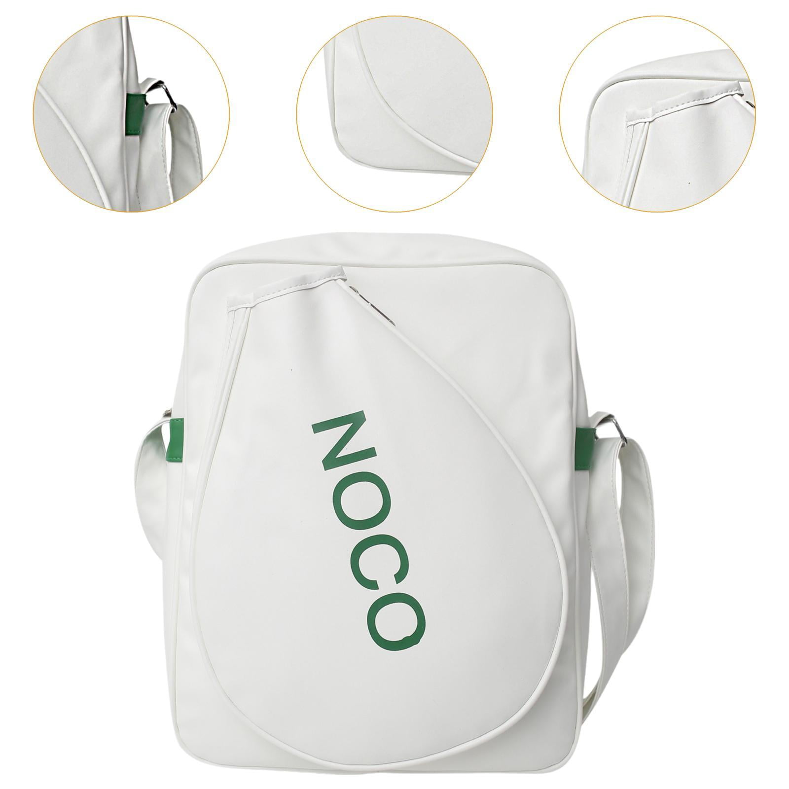 Dualoai Tennis bag, tennis backpack with shoulder strap, professional racket bag, racket White