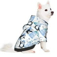thumbnail image 2 of Gaeub Playful Penguins and Snowmen Dog Hoodie Sweatshirts Warm Dog Clothes for Small Dogs,Puppy and Cat Costume-X-Large, 2 of 7