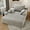Grey, variant on 51" Oversized Chaise Lounge Chair, Plush Upholstered Sofa Bed, Deep Seat Cloud Couch with Pillows, Modern Boneless Memory Foam Sleeper for Living Room , Bedroom, No Assembly Required, Camel