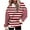 Wine, variant on PuLe Hoodies Womens Casual Oversized Hoodies Striped Printed Plus Size Sweatshirts Long Sleeve Pullover Fall Clothes with Pocket
