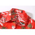 thumbnail image 4 of SSLR Youth Big Girls Flamingo Hawaiian Shirt Casual Short Sleeve Button Down Shirt, 4 of 8