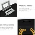thumbnail image 6 of Sunflower Initial Name C Black Luggage Cover Elastic Washable Stretch Suitcase Protector Anti-Scratch Travel Suitcase Cover for Kid and Adult L (Fit 25-28 inch suitcase), 6 of 6