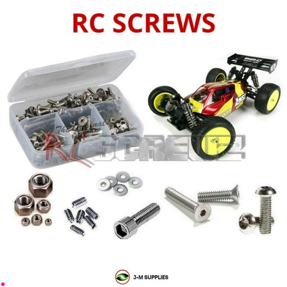 RCScrewZ Stainless Steel Screw Kit los066 for Losi Mini 8ight RTR RC Car | SET