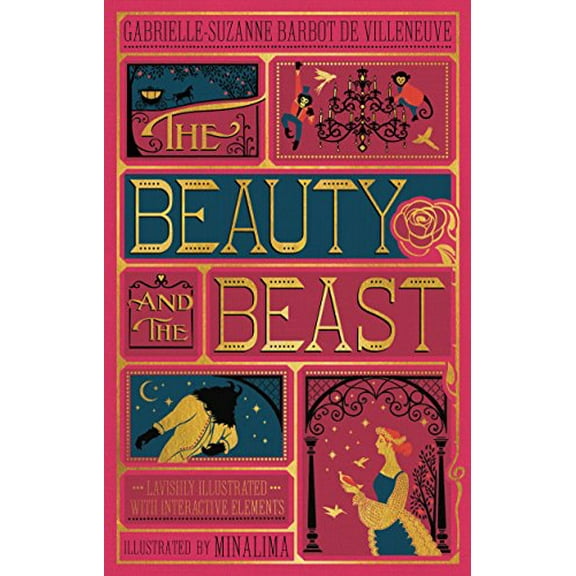 Pre-Owned Beauty and the Beast, the (Minalima Edition): (Illustrated with Interactive Elements) (Hardcover) by Gabrielle-Suzanna Barbot de Villenueve