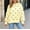 A278 Yellow, variant on Trikvn Women's Polka Dot Sweatshirts Crewneck Long Sleeve Oversized Pullover Tops with Side Slits Casual V-Stitch Loose Fall Winter Loungewear Cute Streetwear