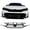 Gloss Black, variant on Ikon Motorsports Front Upper Grille Fits 2025-2026 Honda Civic Sedan & Hatchback Type R TR Style Matte Black ABS Replacement Front Bumper Hood Grille