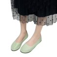 thumbnail image 2 of TOWED22 Ballerines pour Femmes, Chaussures Plates pour Femmes Bout Rond Ballerines Chaussures Plates Femmes Ballerines Habillées pour Femmes Chaussures Plates Nues, Vert, 2 of 5