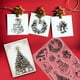 thumbnail image 4 of Sellos transparentes de silicona con diseño de Feliz Navidad: copo de nieve, árbol de Navidad, muñeco de nieve, alce y ciervo., 4 of 9