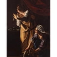 thumbnail image 3 of Artemisia Gentileschi 19x24 Black Modern Framed Museum Art Print Titled - Judith and Her Maidservant with the Head of Holofernes (ca. Between 1623 and 1625), 3 of 5