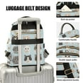 thumbnail image 3 of FORMRS Mini Backpack Purse for Women Travel Daypack Casual Shoulder Bag, Cute Cat Faces, 3 of 7