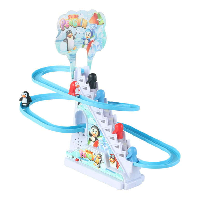  Wokaku  Penguin-Climbing-Stairs-Fishing-Toy-Pool-Set-Little-Penguin-Slide : Toys &  Games