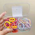 thumbnail image 4 of YAOBAMM Hair Rope 1 Set Hair Tie with Multi Styles Anti fall Tight Exquisite Vibrant Color Gift Soft High Elastic Simple Hair Ropes for Hair Accessories, 4 of 7