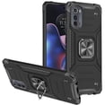 thumbnail image 2 of For Motorola Moto Edge (2022) Armor Hybrid with Ring Holder Kickstand Shockproof Heavy-Duty Durable Rugged Dual Layer Cover ,Xpm Phone Case [ Black ], 2 of 10