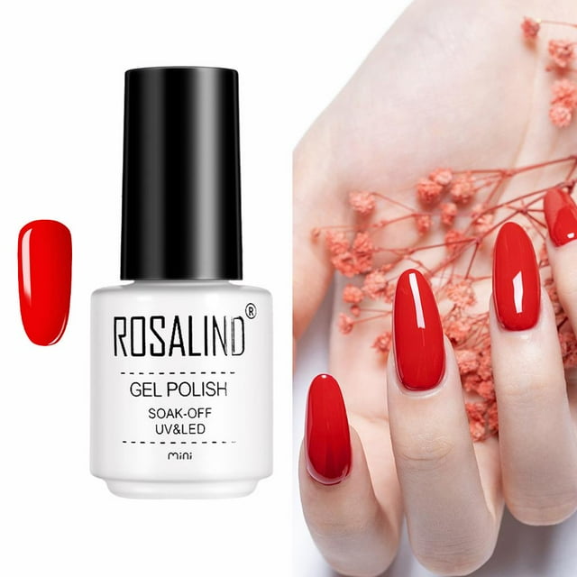 Gel de de Uñas Brillante 7ml Soak Off Light Adherencia para Manicura, Duradero debajo Perfecto Proceso Adecuado Salvador Esmalte de uñas de gel