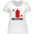 thumbnail image 3 of Inktastic Ketchup Lover Funny Women's Plus Size T-Shirt, 3 of 5