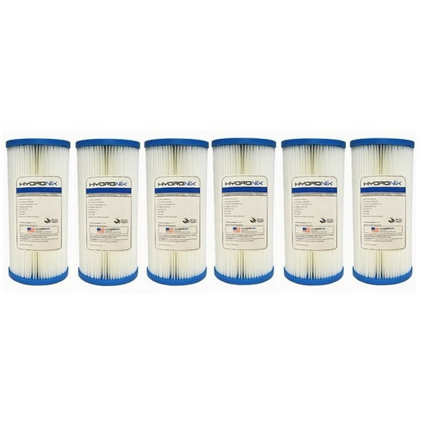 Hydronix SPC451020 Whole House Sediment Pleated Water Filter