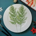 thumbnail image 6 of 15Pcs/30Pcs Artificial Pine Sprigs Faux Greenery Stems Pine Picks Plastic Christmas Decor - DIY Holiday Accessories, 14X4Inch, 6 of 7