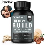 Muscle Builder Supplement for Muscle Growth, Strength, Weight Gain, Endurance & Performance Enhancment for Men & Women, 120 Capsules, 60 Day Supply