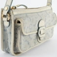 thumbnail image 2 of Pre-Owned Celine C Macadam Shoulder Bag Canvas Leather White Blue Women's Handbag CELINE, 2 of 19