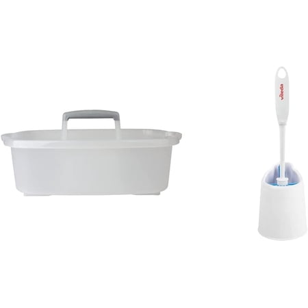 Casabella Caddy for 4-Gallon Rectangular Bucket, Translucent & Vileda ...